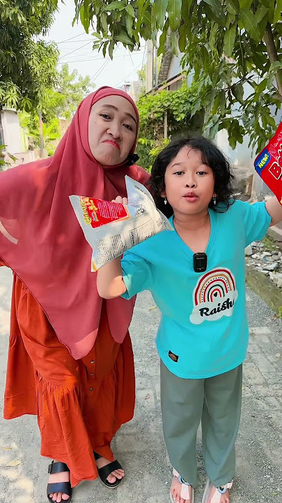 RAISHA GAK MAU KALAH DARI INDAH #shorts