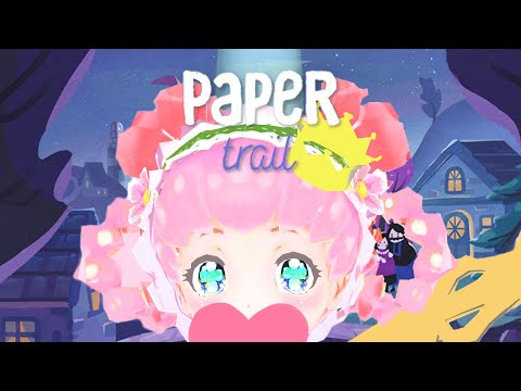 【Paper Trail】Relax & Chill🌸 Let's Go To Paper World🌸のんびり🌸ゆったり🌸かみをめくる世界へ【Vtuber】[ASMR Whisper]