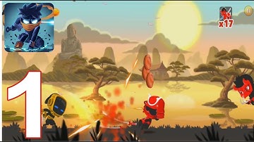 Ninja Dash - Gameplay Walkthrough Part 1 - Armory World 1 Stage 1-4 (iOS, Android)