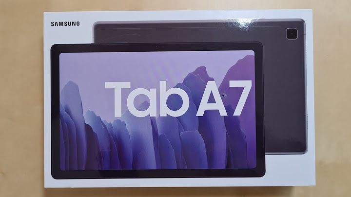 Samsung Galaxy Tab A7 10.4" (2020) T505 - Unboxing and Review - YouTube