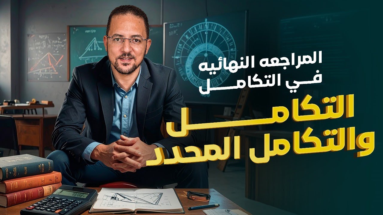 شرح التكامل والتكامل المحدد | مراجعه النهائيه | تكامل | تالته ثانوي