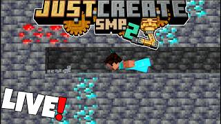 🔴Ultimate TUNNEL BORE! Minecraft Create Mod Survival! Just Create SMP #30