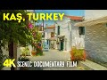 Sunny Kas - Small Tourist Paradise at the Seaside of Turkey - 4K HDR Urban Documentary