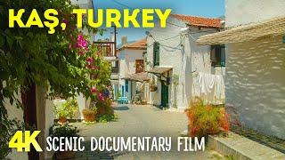 Sunny Kas - Small Tourist Paradise at the Seaside of Turkey - 4K HDR Urban Documentary