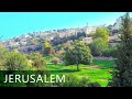 JERUSALEM, Walk from Bible Hill to Jaffa Gate of Old City