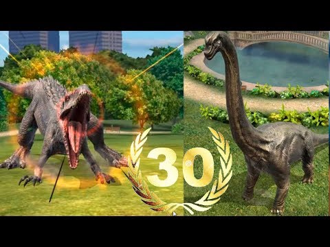 Видео: Босс Брахиозавр 30 Jurassic World Alive