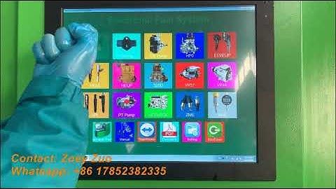 Common rail injector test -718 common rail test bench