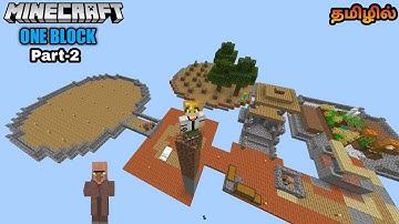 Minecraft pocket edition | Minecraft One Block Gameplay | One Block gameplay In Tamil | Part-2