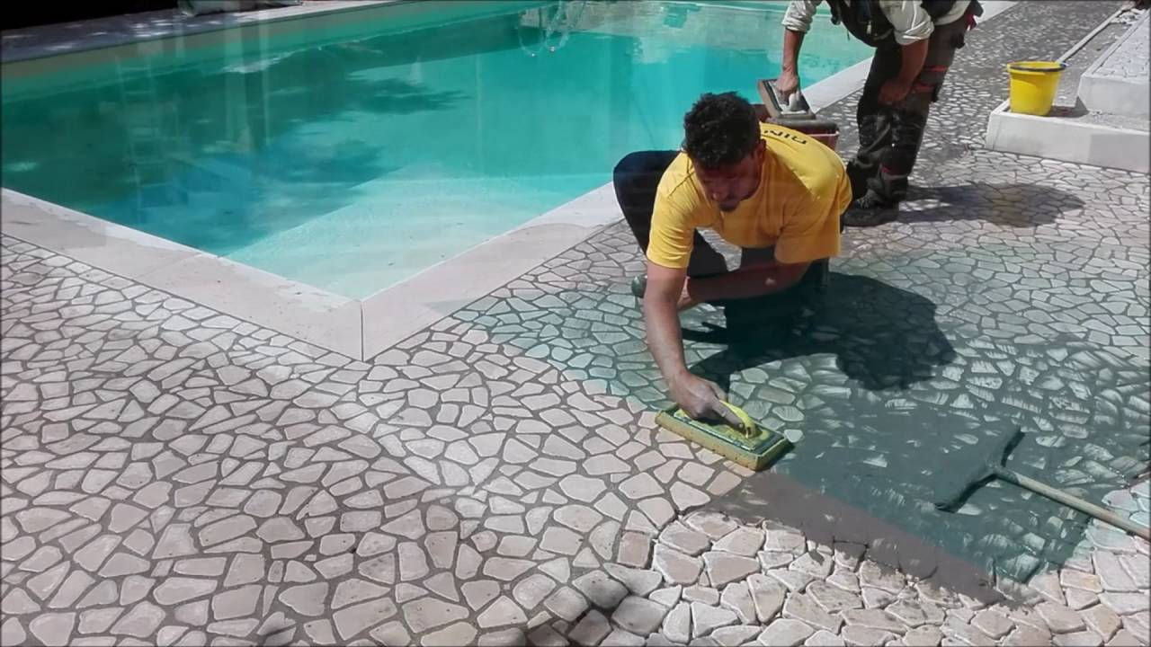 Plm pavimentazioni in pietra per piscine e giardini,posa di ... Pavimentazione per bordo piscina