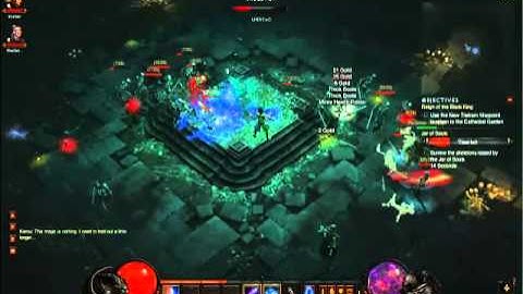 Diablo III Beta - Part 3 - Wizard/Barbarian Full playthrough