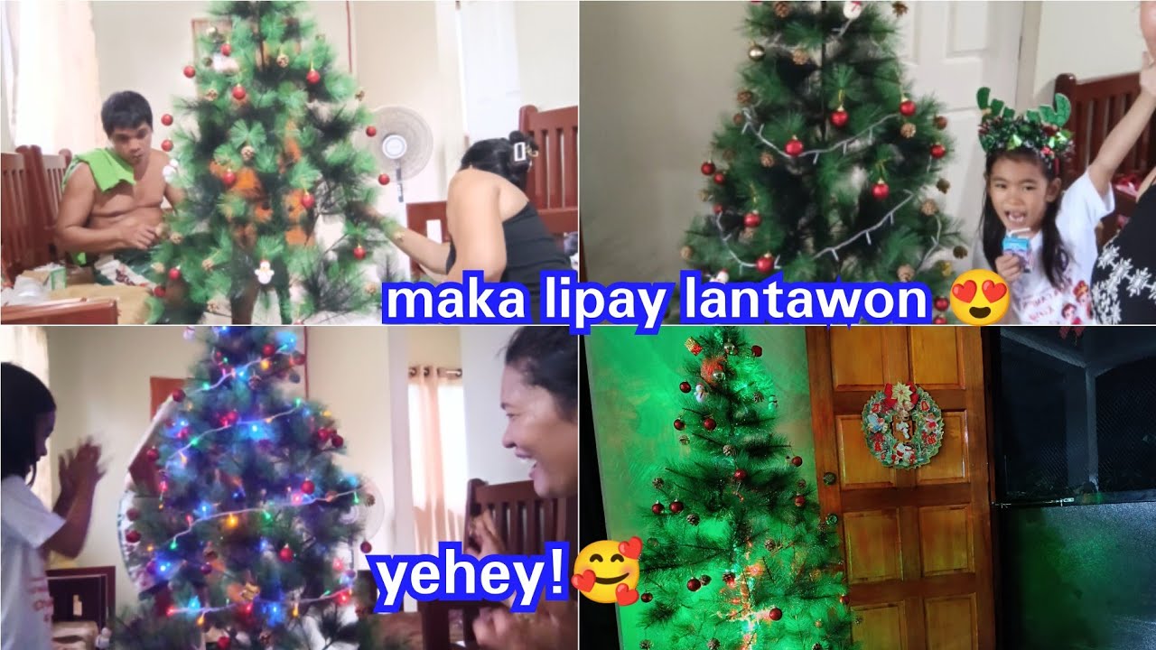 Nag decorate nami sa among Christmas tree 🎄