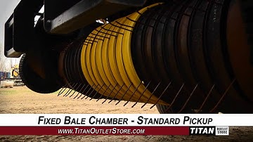 Buhler 6072 - 5X6 bales, SoftCore, Hyd PU Baler-Round Sold on ELS!