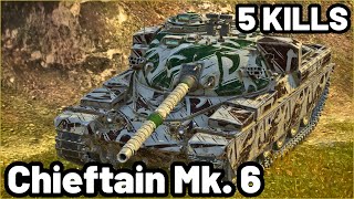 Chieftain Mk. 6 | 7K DAMAGE | 5 KILLS | WOT Blitz Pro Replays