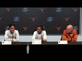 Texas press conference following its 3-2 win over Marquette at Jeep AVCA First Serve (8.24.26).