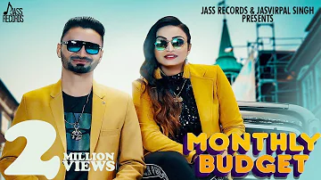 Monthly Budget | (Official Music Video) | Meet Brar & Harmandeep |  Songs 2020 | Jass Records