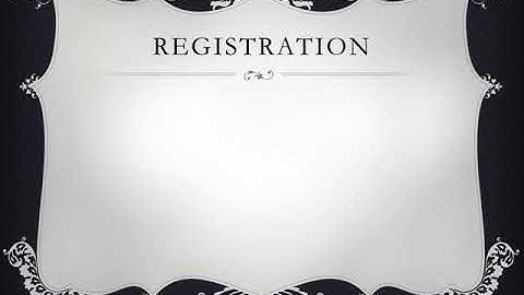 Registration process for Designs