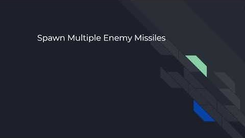 How to make Missile Command in Unity - 09 - Spawn Multiple Enemy Missiles