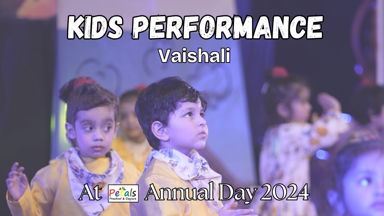Kids Dance Performance at Annual Day Function | Petals | Vaishali ...