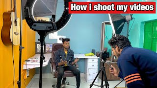 How i shoot my videos || Behind The Scene 🎥 || Manoj Dey Video Shoot 📸