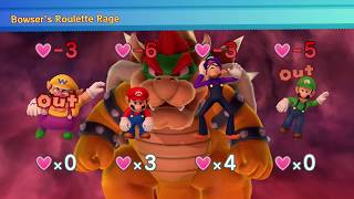 Mario Party 10 Bowser Party #44 Wario, Mario, Waluigi, Luigi Chaos Castle Master Difficulty