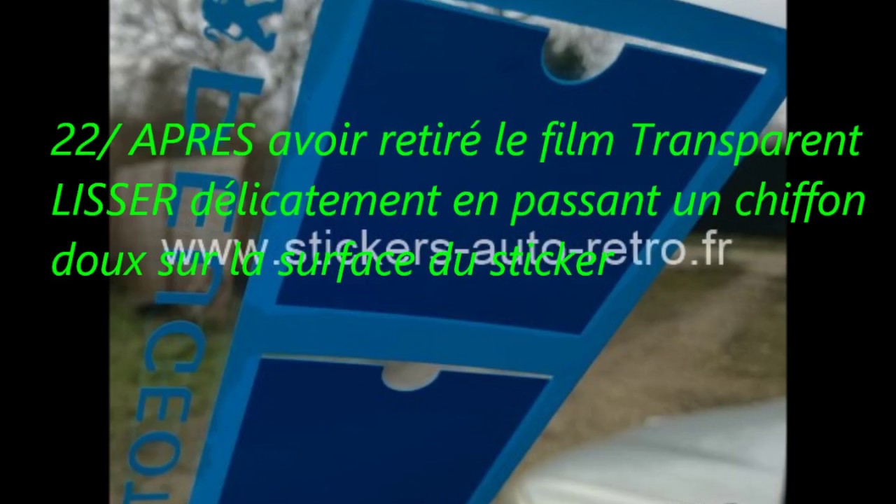 Tuto : coller son porte vignette d'assurance