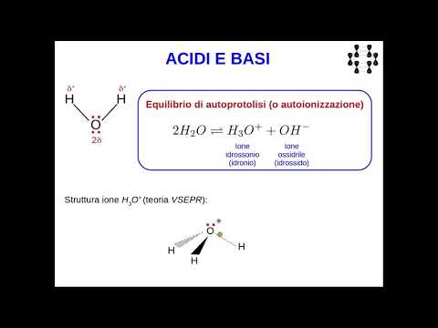 Video: Gli acidi producono ioni idronio quando vengono disciolti in acqua?