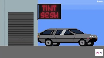 Create your pixel art or retro game style animation intro