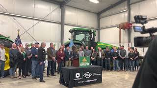 Governor Kristi Noem signs HB 1090 in Mitchell, SD