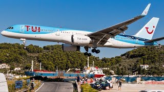 Subscribe here ➤http://goo.gl/2tm0yd enjoy the biggest aircraft
operating in/out of skiathos in all its glory! a spectacular short
final and an evening landi...