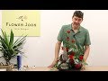 How To Make A Floral Christmas Lamp Design