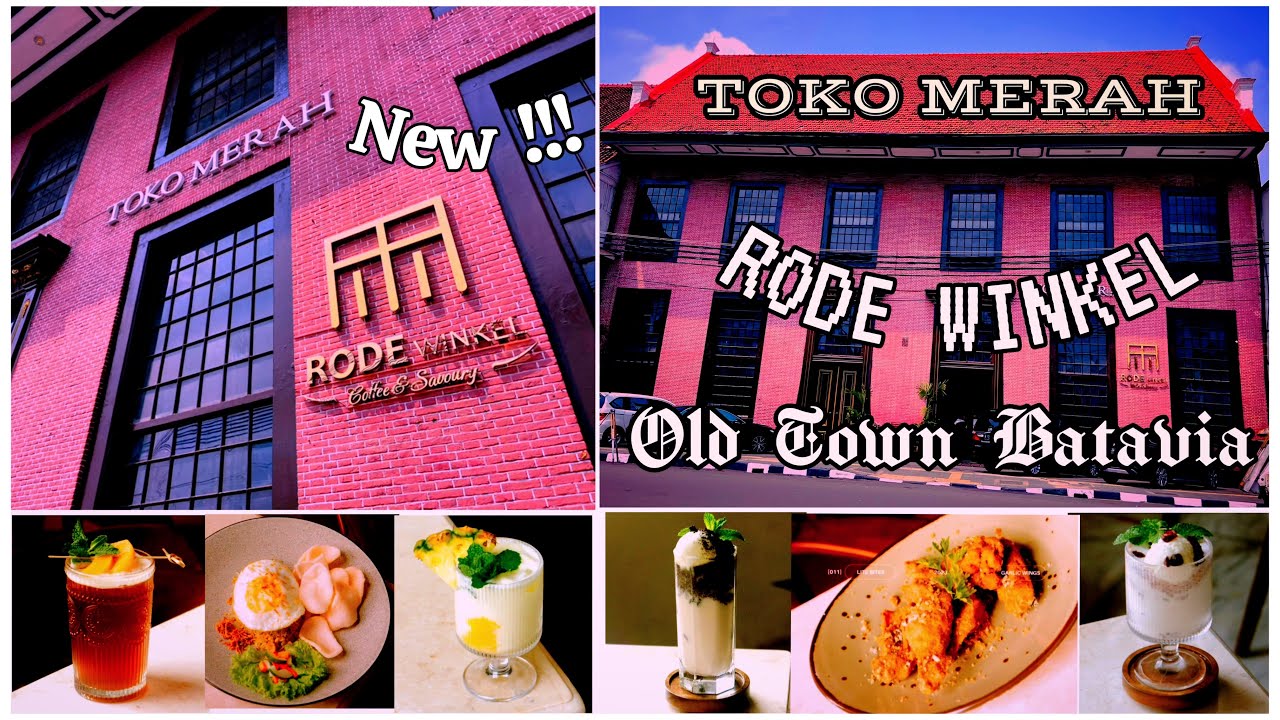 Baru Buka❗️KEDAI KOPI VINTAGE ESTETIK DI GEDUNG CAGAR BUDAYA➖RODE WINKEL TOKO MERAH KOTA TUA JAKARTA