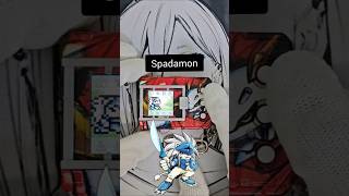 Digimon Xros Wars Random Encounter (Spadamon) #digimon #digimoncolor #vpet #xroswars
