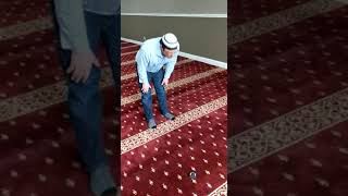 Praying using Digital Rakat Counter Device