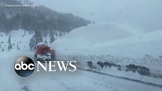 Lake Tahoe sees record-breaking December snowfall l ABC News
