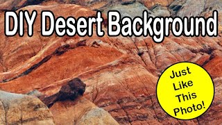 DIY Desert Reptile Background (No silicone!)