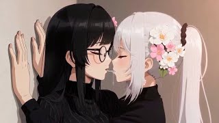 Yuri Kiss Anime On The Wall