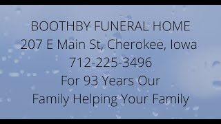Services for Jeanne Jones by Boothby Funeral home