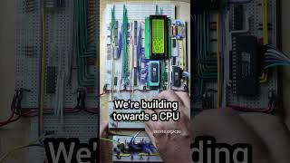 Maze Game Prototype (no CPU!) #shorts  #electronics
