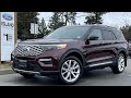 2022 Ford Explorer Platinum + Moonroof, Class IV Trailer Hitch 4WD Review | Island Ford