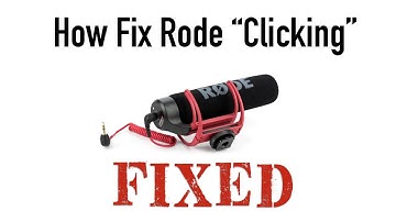 RODE VideoMic GO: AUDIO FAULT (CLICKING NOISE) Easy FIX