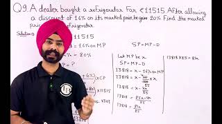 Class 8th exercise 10B question 9 solution|profit loss|RS Aggarwal