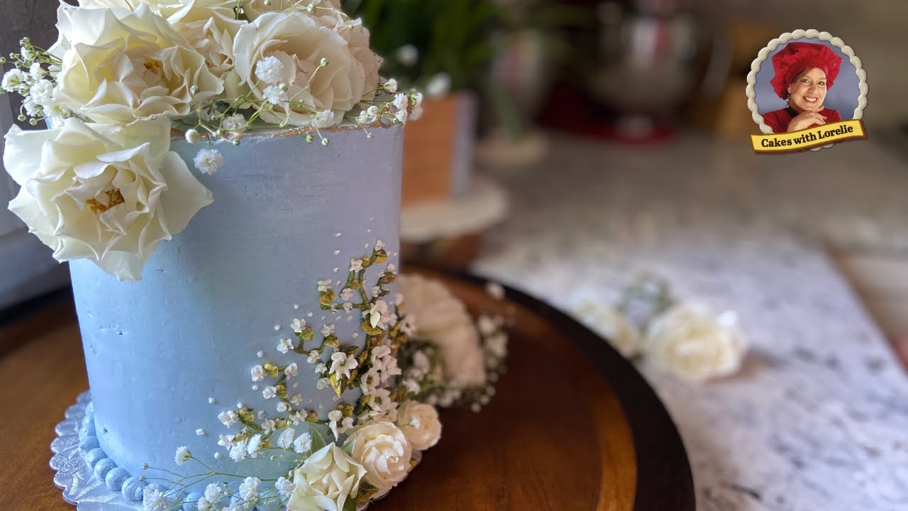 Tiny Buttercream Flowers 🍰 Piping Babies Breath and Roses 🌹 Cakes with Lorelie YouTube