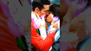 Cristiano Ronaldo And Messi Kissing kissingcristianoronaldomessifypytshortsshorts