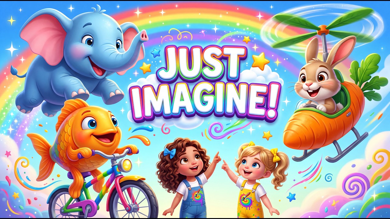Funny Animals & Magical Fun: The Imagination Song