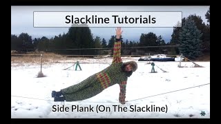 Slacklining Tutorial - Slackline Side Plank - SLACKROBATS