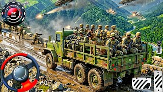 Army Truck Driving Simulator Game - US Offroad Army Truck Driving 3D 2026! Android Gameplays