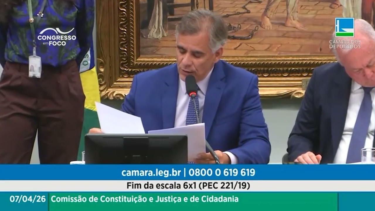 Presidente da CCJ anuncia data da votação da PEC do fim da escala 6x1