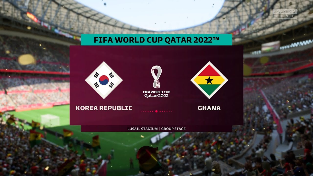 South Korea vs Ghana | 2022 FIFA World Cup | FIFA 23 Simulation - YouTube
