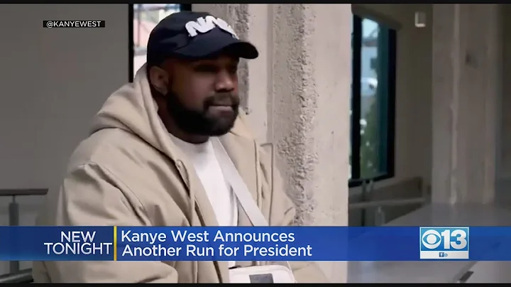Kanye West announces he's running for president again