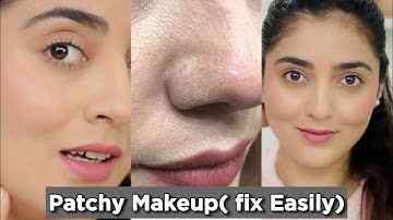 Foundation DRY / PATCHY MAKEUP (Fix easily)